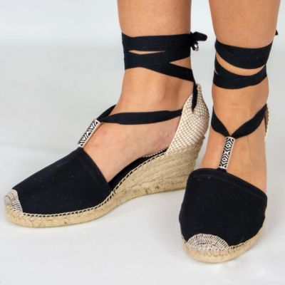 Vidorreta wedge espadrilles Color Black  size 6